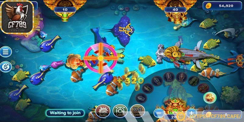 Giao diện các bàn săn cá bắt mắt