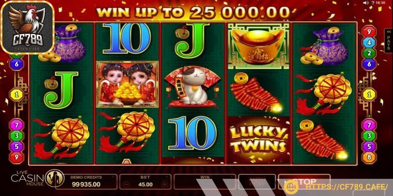 Chiến thắng khi tạo được tổ hợp ít nhất 3 biểu tượng giống nhau