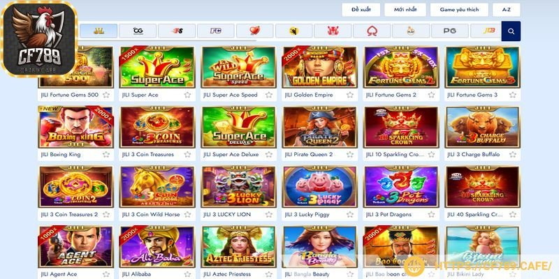 Có nhiều sảnh quay slot để chơi các game khác nhau