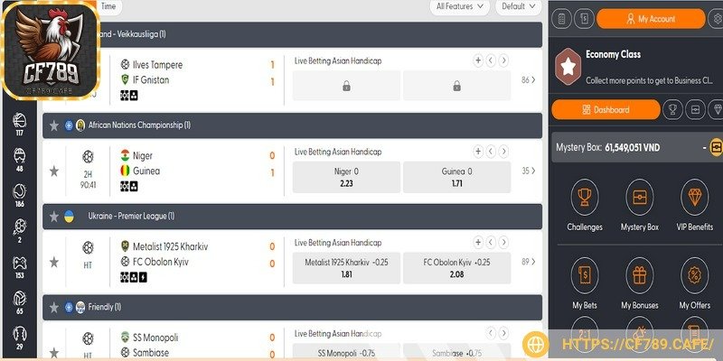 Thương hiệu cung cấp hàng ngàn kèo mỗi ngày